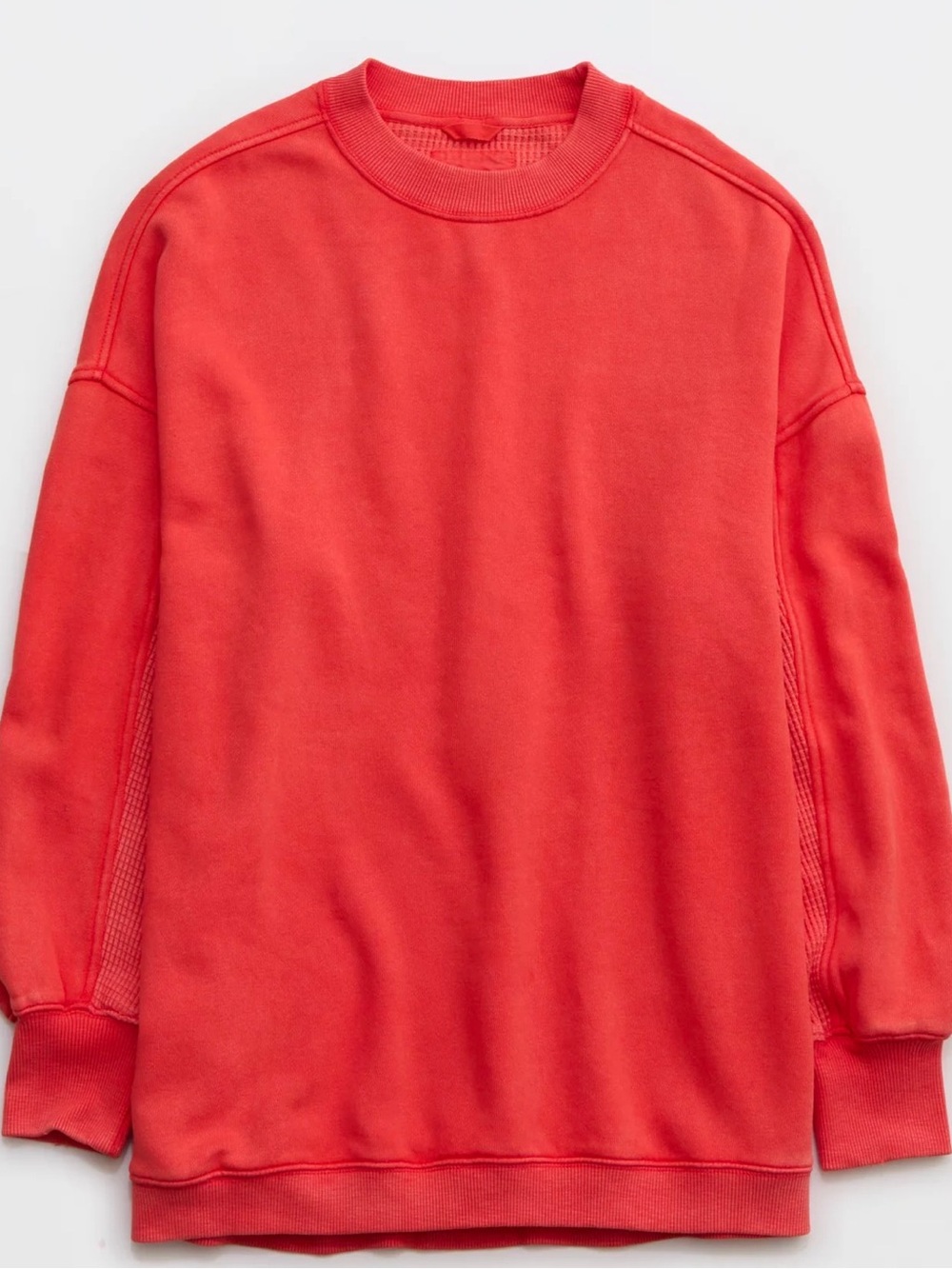 Aerie Getaway Sweatshirt Bright Red (XS) - Picture 4 of 13
